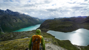 Hike Noorwegen wandelen bergen natuur gletsjermeer Sail zeilen zeilreis rondreis Lofoten Vesteralen zeilvakantie
