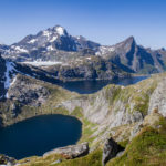 Noorwegen Senja gletsjer meer bergen sail hike wandelen zeilen