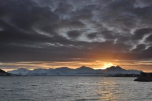 zeilen Noorwegen Tromso koude training Noordelicht